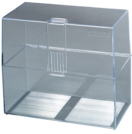 Herlitz 1906023 Karteikasten A6 leer transparent