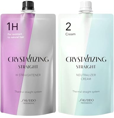 Shiseido Professional Crystallizing Straight H1+H2 For Coarse or Resistant Hair 400g+400g by Unknown