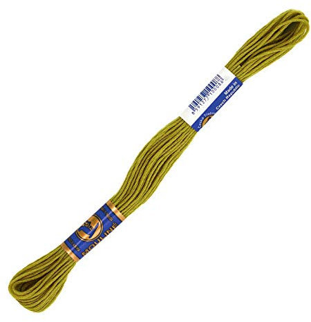 1 Docke Stickgarn 2g / Sticktwist 100% Baumwolle Stickerei verschiedne Farbwahl Auswahl 4, Farbe :6772 grüner Apfel