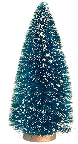 Melody Jane Dolls House Snowy Fir Tree 6 Hemp Miniature Garden Christmas Accessory 1:12