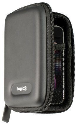 Logic3 Soundcase schwarz, MP3 Player Tasche mit Lautsprecher z.B. für iPod