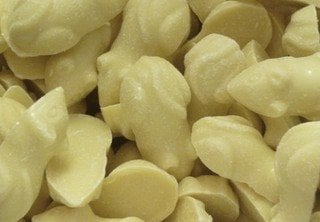 Giant White Candy Mice 500 Gram Bag (1/2 Kilo)