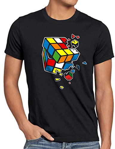 style3 Explodierender Zauberwürfel Herren T-Shirt Sheldon, Größe:XL