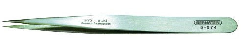 Bernstein Werkzeug SMD-Pinzette, 120 mm, gerade-spitz, 5-074
