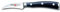 Wüsthof TR4020-7 Classic Ikon Couteau à Eplucher 7 cm Noir