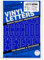 Graphic Produkte Vinyl Permanent Kleber Buchstaben und Zahlen 3 Zoll 160/pkg-blue