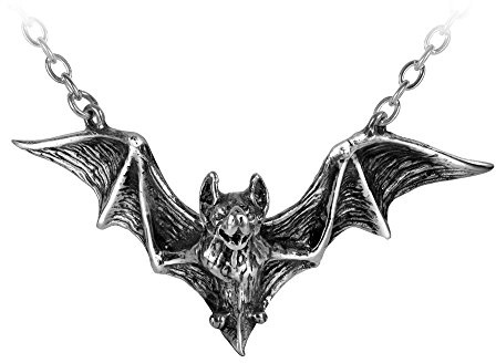 Om Strygia Vampire Bat der Balkan Halskette von Alchemy Gothic