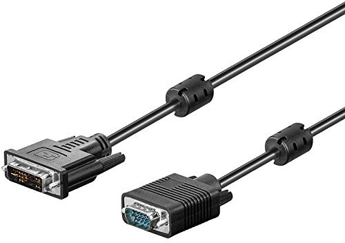 SM-PC®, 2m DVI-I/VGA Full HD Kabel DVI-I (12+5) Stecker auf 15 pol. HD-Stecker #047