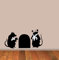 Banksy doormen Ratten Schablone, Art Craft Malerei, ideal Schablonen (Large 36,8 x 38,9 cm), plastik, LARGE- 10.6 x 21.2 inches