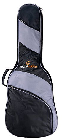 Soundsation PGB-10 CG - Custodia per chitarra classica 3/4, 100 x 41 x 13 cm, colore: Nero/Grigio