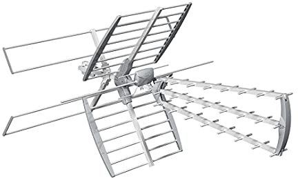 Teleco SWING 455 LTE/VU Antenna Triplex Combinata VHF-UHF, Grigio