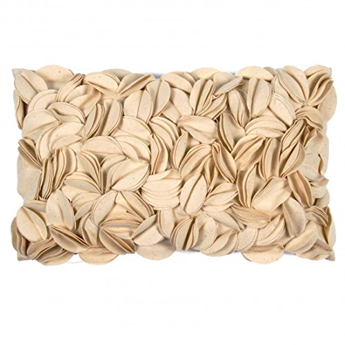 PAD - Kissenhülle - Kissenbezug - Zierkisssen - Dorothy - Applikationen - Natural - 30 x 50 cm