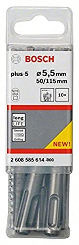 Bosch Accessories Professional Hammerbohrer SDS-plus-5 (10 Stück, Ø 5,5 mm)