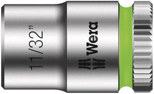 Wera 05003519001 8790 HMA Zyklop-Steckschlüsseleinsatz mit 1/4-Antrieb, 11/32 Zoll, Zol