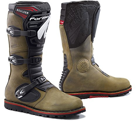 FORMA Boulder Approvato CE FORC380-2443 Stivali Moto43 EU, Marrone