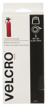 VELCRO Brand - Resistencia industrial: 2 pulgadas x 4 pies - Negro