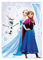Komar Disney Deco-Sticker FROZEN SISTERS | 50 x 70 cm | Wandtattoo, Wandaufkleber, Wandsticker, Wandbild, Eiskönigin, Elsa, Anna, Olaf, Kinderzimmer | 14046h