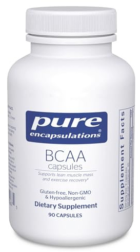 Pure Encapsulations BCAA Capsules | Hypoallergenic Supplement to Support Muscle Function During Exercise* | 90 Capsules