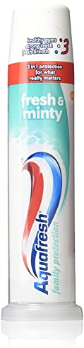 Aquafresh whitening toothpaste pump - 100ml - pack of 3