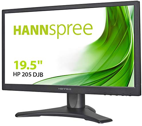 Hannspree Hanns.G HP205DJB 19.5 Negro HD Ready Matt LED Display - Monitor (LED, 1600 x 900 Pixeles, Negro, Kensington, 100-240 V, 50/60 Hz)