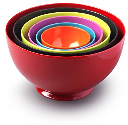 Zeal G271SET Nesting Bowls Set, Bright Mix