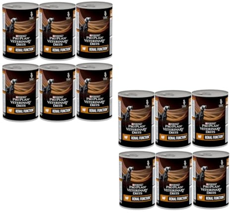 Purina PRO PLAN® VETERINARY DIETS NF Renal Function Mousse | 12 x 400 g | Diät-Alleinfuttermittel für Hunde mit chronischer Niereninsuffizienz | Niedriger Phosphorgehalt