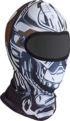 Soxon SH-2 „Robo Skull“, Sturm-Haube, Balaclava Ski-Maske Halswärmer Nahtlos