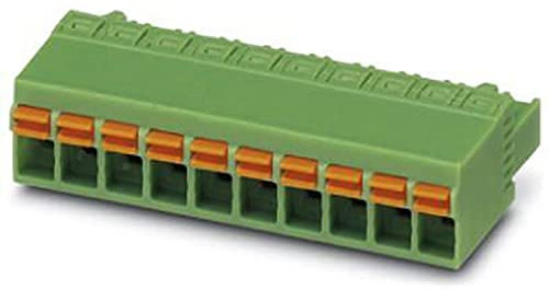 PHOENIX CONTACT FKCN 2.5/4-ST Leiterplattenstecker, Green, 12 A, 320 V, 4 Polzahl, FKCN 2,5/..-ST Artikelfamilie, 5 mm Rastermaß, 50 Stück