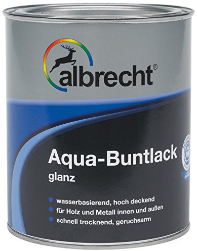 Albrecht Aqua-Buntlack glanz 375 ml, weiß, 3400505900901000375