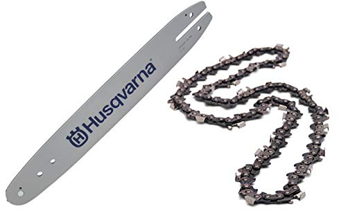 Husqvarna 12 Chainsaw Bar 3/8 .050 44DL and Husqvarna Chain 501847044 3/8 .050 44DL Kit Fit 327PT5S
