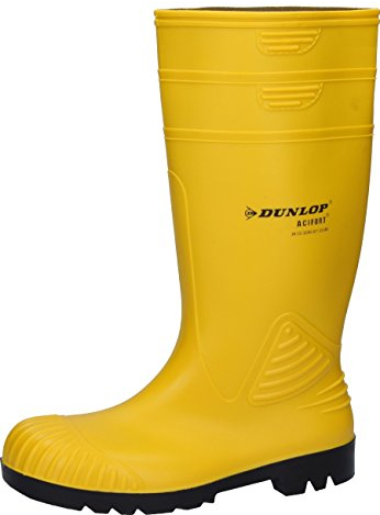 DUNLOP Unisex Enschede DUNLOP ACIFORT HEAVY DUTY YELLOW 10, Yellow, 44 EU UK