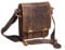 Greenburry Vintage Überschlagtasche Leder Handtasche braun | 22x25x8cm