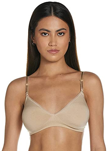 Hanes Women's Convertible Wire Free Bra, Nude Heather, Large