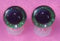 celloexpress 3D Green 16mm Glitter Sparkle Eyes with Plastic Backs - Safety Glitter Sparkle Eyes for Soft Toy or Teddy Bear Making - Pack of 3 Pairs