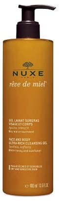 2 x Nuxe Reve De Miel Face and Body Cleansing Gel 400ml