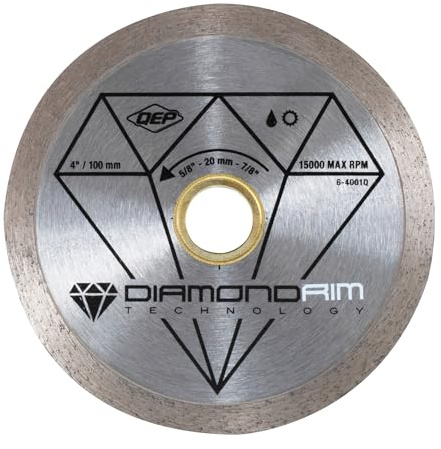 QEP 4 in. Diamond Blade for Wet or Dry Tile Saws for Ceramic Tile Model # 6-4001Q