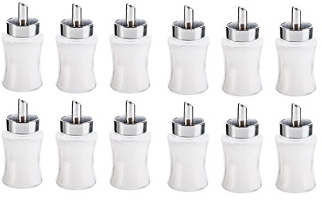 LISSEK Provance Zuckerdosierer Zuckerspender Zuckerstreuer aus Glas Fassungsvermögen: 200 ml (12)