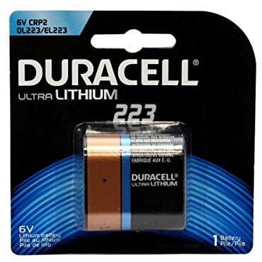 Duracell Ultra Photo 223 Single-Use Lithium Battery - Batteries (Single-Use Battery, Lithium, 6 V, 1 Piece(s), 1400 mAh, Black, Brown)
