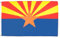 AZ FLAG - Flagge Arizona - 150x90 cm - Bundesstaat Arizona Fahne 100% Polyester mit Messing-Ösen - 110g