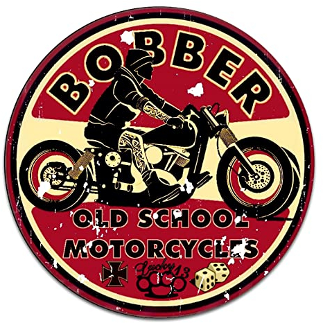 Finest Folia Retro Vintage Aufkleber Sticker Old School Ace Kult Rockabilly (#1 Bobber)