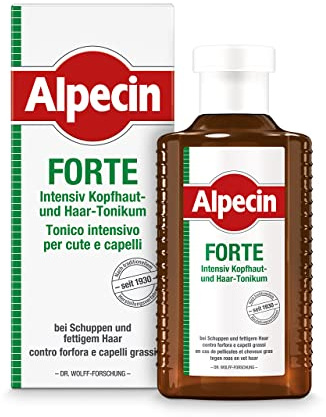 Alpecin Medicinal FORTE Tonic - 1 x 200 ml - Wirksam gegen Schuppen und Haarausfall, lindert Juckreiz der Kopfhaut, lindert Reizungen, ideal bei fettigem Haar
