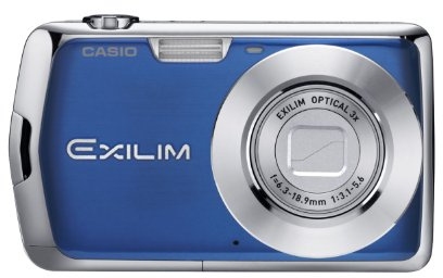 Casio EXILIM EX-Z1 BE Digitalkamera (10 Megapixel, 3-Fach Opt. Zoom, 6,9 cm (2,7 Zoll) Display) blau