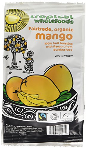 Tropical Wholefoods Organic Dried Mango 100 g (Pack of 7)