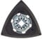 Bosch Accessories Professional 1x Schleifplatte Starlock AVZ 93 G (Schleifen in Ecken, Zubehör Multifunktionswerkzeug)