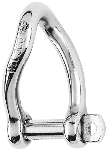 Wichard Self-Locking Twisted Shackle - Diameter 8mm - 5/16