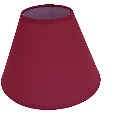 9 Coolie Ceiling Table Lamp Shade Black Cream Lt Blue Lt Green Navy Peach Red - Main Colour: Wine