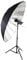 Bresser Fotostudio SM-09 Jumbo Reflexschirm (1,8m) Silber/schwarz