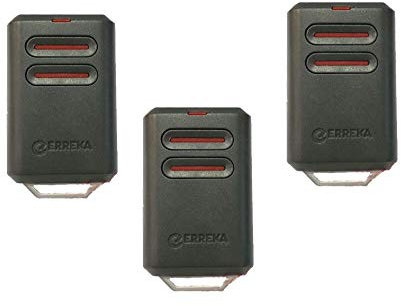 PACK 3 x MANDO GARAJE ORIGINAL ERREKA LUNA, 2 canales, 433MHZ, COMPATIBLE CON ERREKA RESON (ATENCIÓN!!! LEER BIEN TODA LA DESCRIPCIÓN DEL ARTÍCULO)