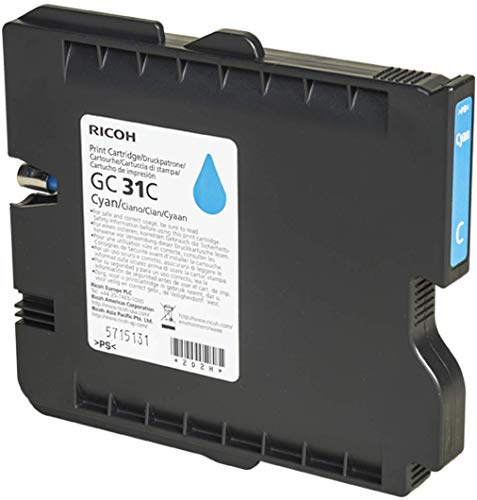 Ricoh 405689 GC-31C gelpatrone cyan 1.000 pages