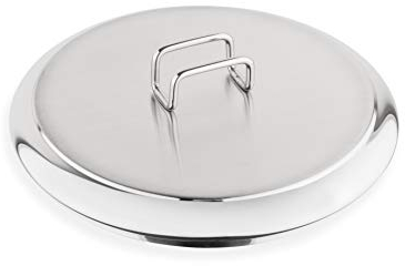 Barazzoni Tummy Coperchio, Acciaio inox 18/10, Diametro cm 12. Made in Italy.